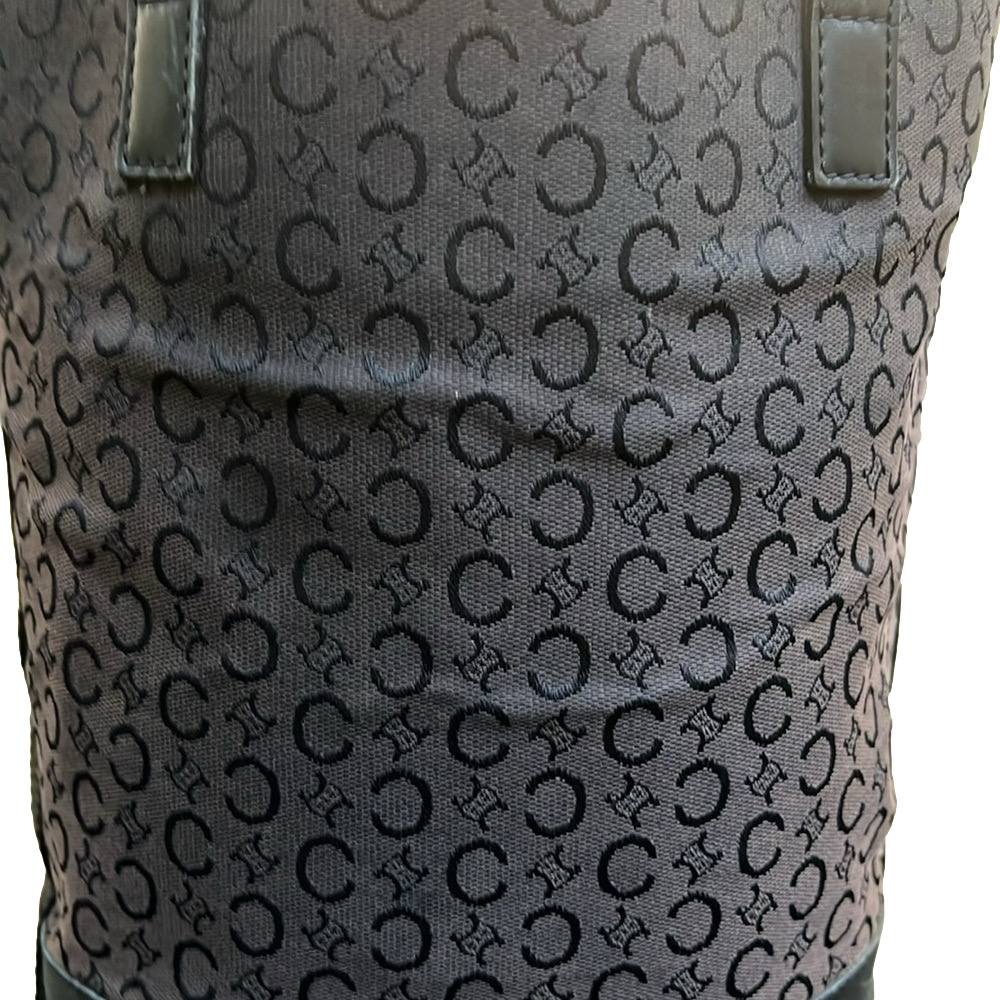 Celine Brown and Black Macadam Shoulder‎ Bag Tote GUC - Picture 3 of 17